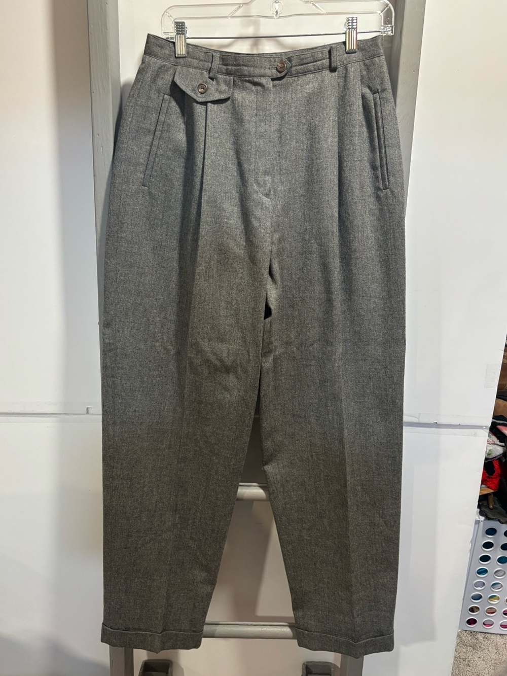 Ralph Lauren sz 10, 100% Wool lined, natural, 90s, vintage, classic, casual